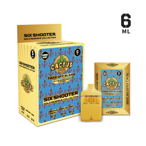 cactus labs Six Shooter Take Off Blend Gold Reserve Tropicana Cookies + Candy Land + Tangie (Sativa + Sativa + Sativa)
