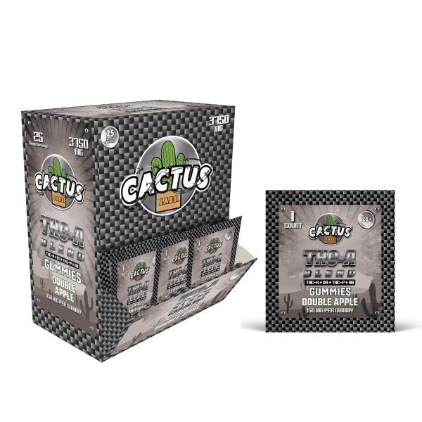 Cactus Labs THCA Blend Double Apple gummies