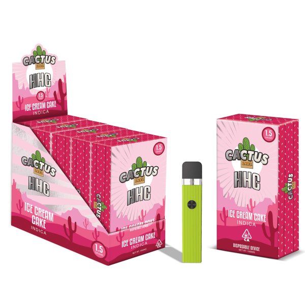Cactus labs hhc 1.5 gram disposable ICE CREAM CAKE (INDICA)